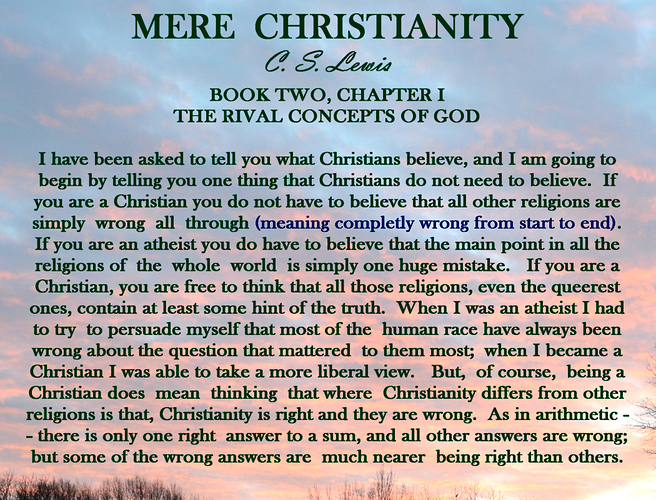Mere Christianity C S Lewis