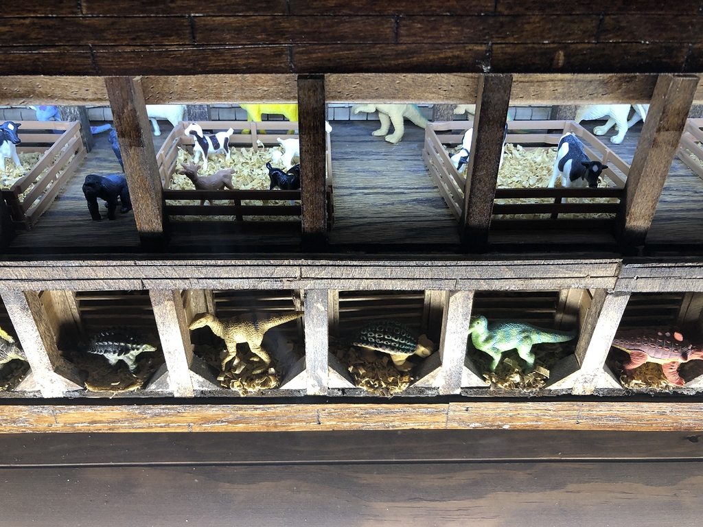 Imagining dinosaurs aboard the ark:A model from the Creation Museum ...