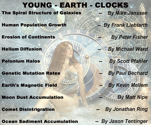 Young Earth Clocks