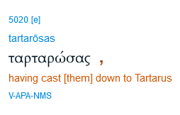 Screenshot 2024-12-13 at 13-06-09 2 Peter 2 4 Interlinear For if God messengers who sinned did not spare but with chains of thick gloom having cast them down to Tartarus did deliver them to judgment having been reserved
